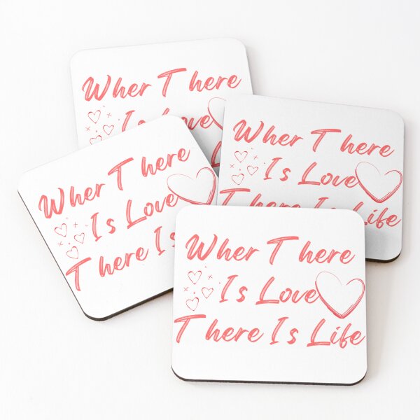 Item preview, Wher There Is Love There Is Life ,valentine day shirt designed and sold by Dragsma ⭐⭐⭐⭐⭐.