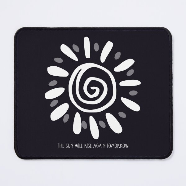 Item preview, The sun will rise again tomorrow - inspirative quote designed and sold by VichallanStudio.
