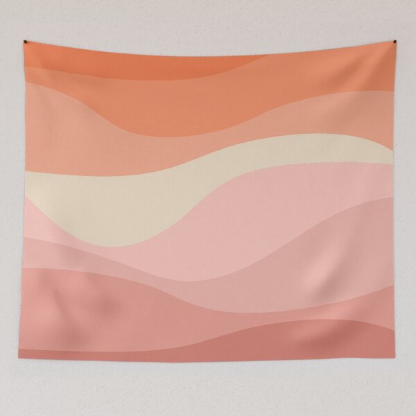 Item preview, Colorful retro style waves decoration designed and sold by BattaAnastasia.