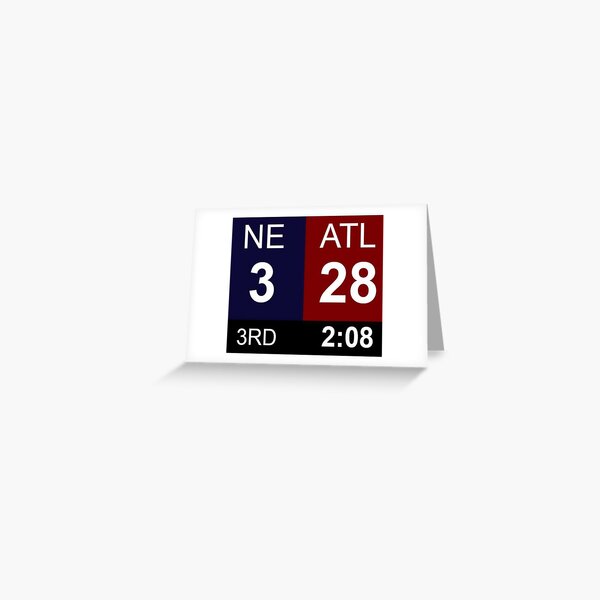 NE 3 vs ATL 28 Champions Comeback Essential T-Shirt for Sale by