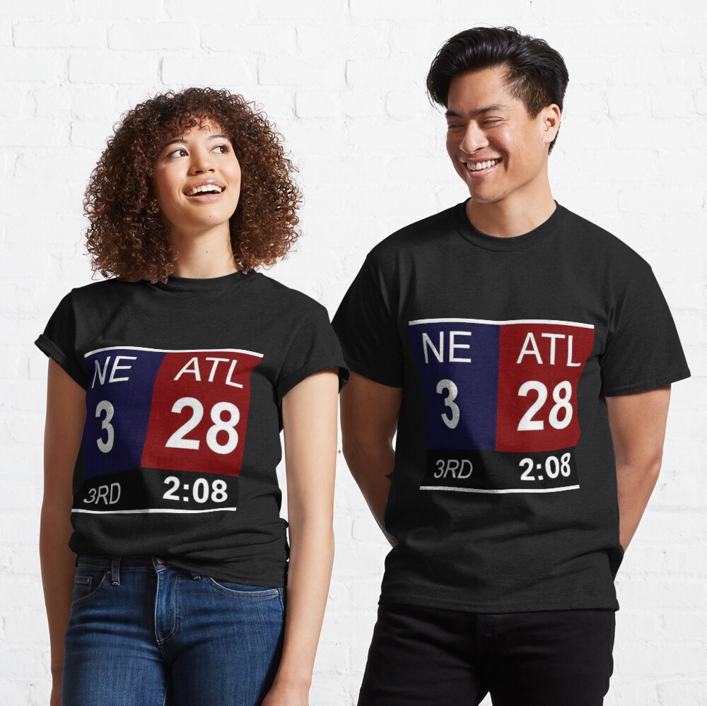 NE 3 vs ATL 28 Champions Comeback Essential T-Shirt for Sale by