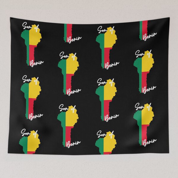 Item preview, Son of Benin Map Flag designed and sold by NovawayDirect.