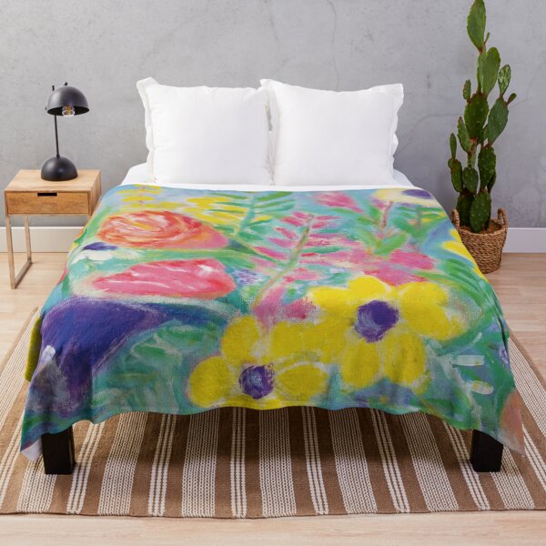 Item preview, Beautiful Mixed Flowers in yellow, orange, red & purple designed and sold by Yolanda Designs.
