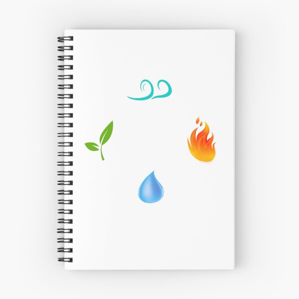 Item preview, Modern Earth Air Fire Water symbols designed and sold by janraydesigns.