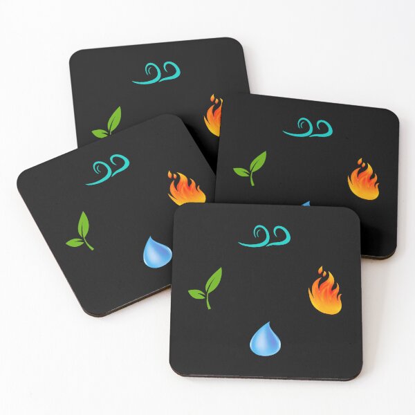 Item preview, Modern Earth Air Fire Water symbols designed and sold by janraydesigns.