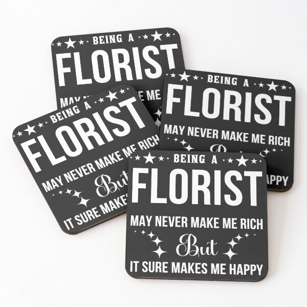 Item preview, Funny Florist Quote Being an...Cool Farmer Gift designed and sold by King of Colored Stickers.