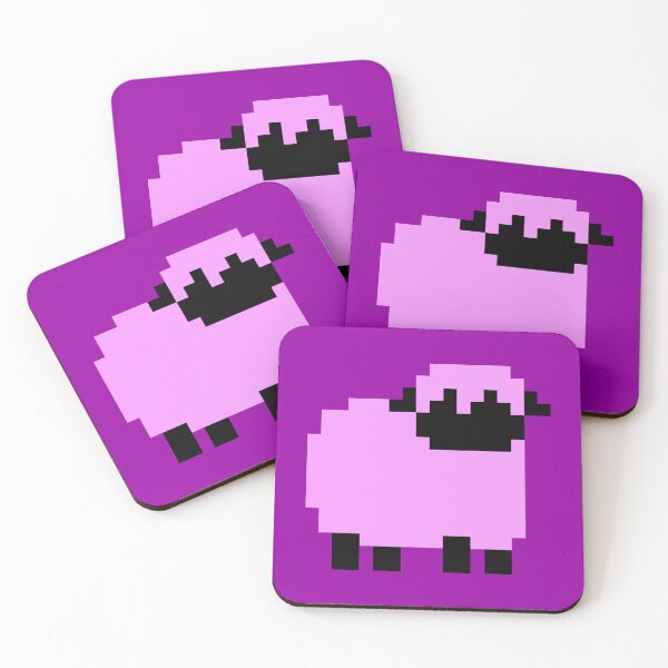 Item preview, Pink Pixel Blacknose Sheep designed and sold by rin3d .