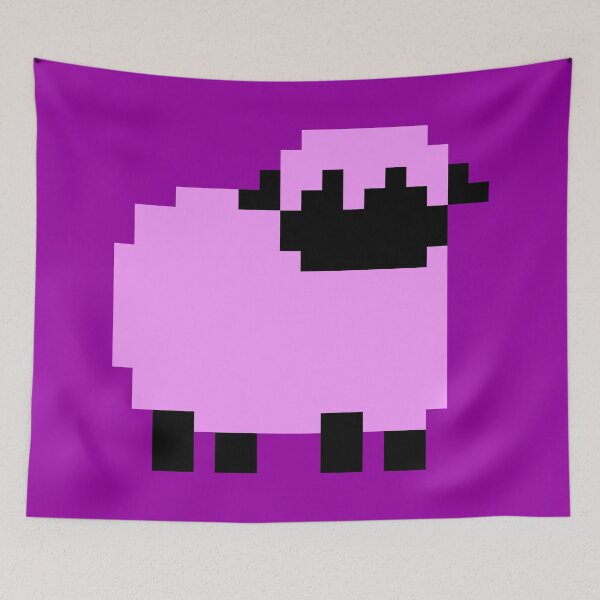 Item preview, Pink Pixel Blacknose Sheep designed and sold by rin3d .