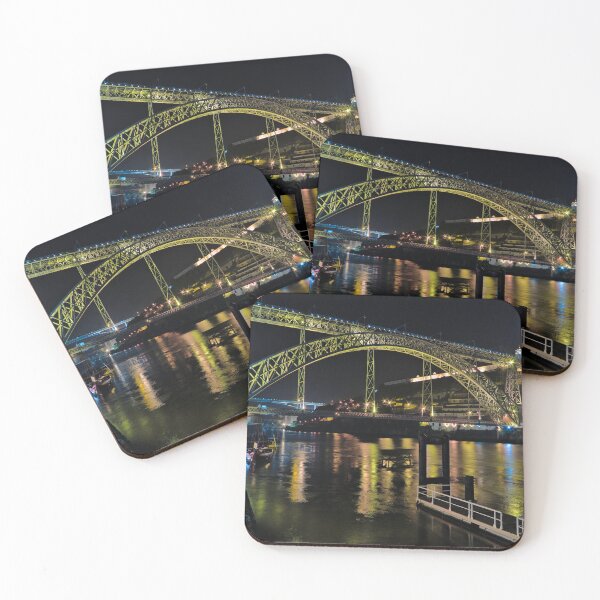 Item preview, Dom Luis I Bridge at Night in Porto City designed and sold by AngeloDeVal.