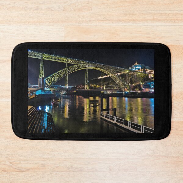 Item preview, Dom Luis I Bridge at Night in Porto City designed and sold by AngeloDeVal.