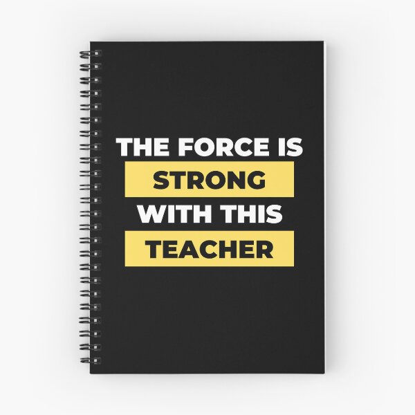 Item preview, The Force Is Strong With This Teacher, Quote designed and sold by adelferhat.