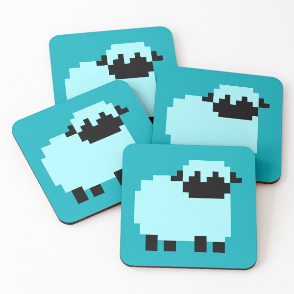 Item preview, Cyan Pixel Blacknose Sheep designed and sold by rin3d .