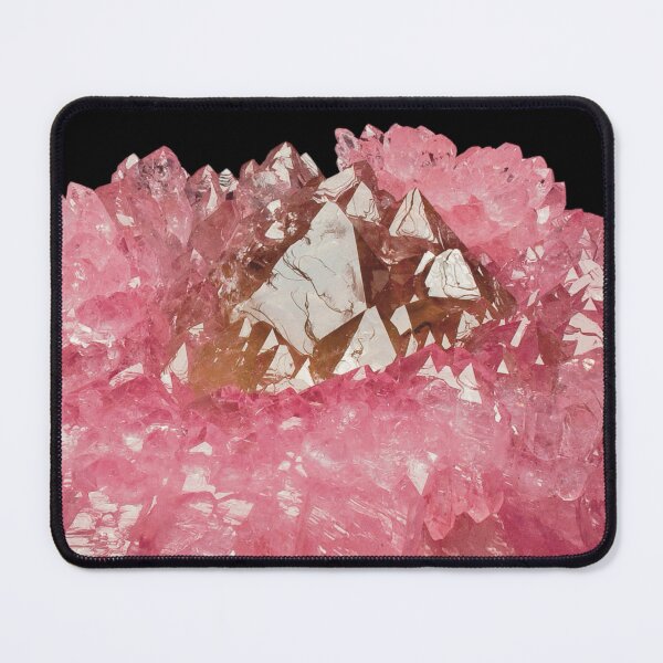 Item preview, Rosequartz Gemstone Crystal Cluster With Smokey Quartz ' designed and sold by BadassBazaar.
