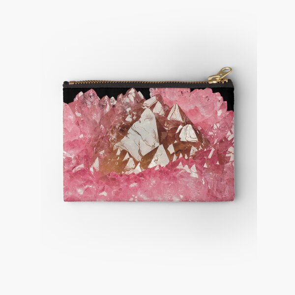 Item preview, Rosequartz Gemstone Crystal Cluster With Smokey Quartz ' designed and sold by BadassBazaar.