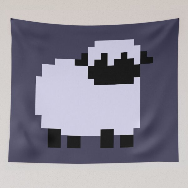 Item preview, White Pixel Blacknose Sheep designed and sold by rin3d .