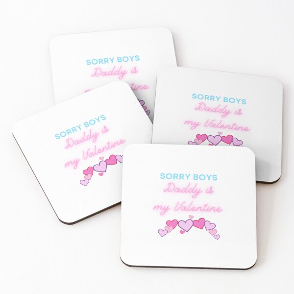 Item preview, Valentines day boys kids sorry boys Daddy is my valentine designed and sold by Back To The 80s.