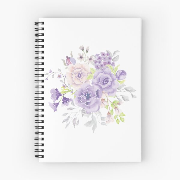 Item preview, Pretty Purple Watercolor Floral and Greenery Botanical designed and sold by tsuttles.