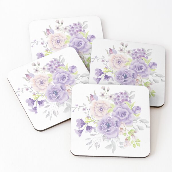 Item preview, Pretty Purple Watercolor Floral and Greenery Botanical designed and sold by tsuttles.
