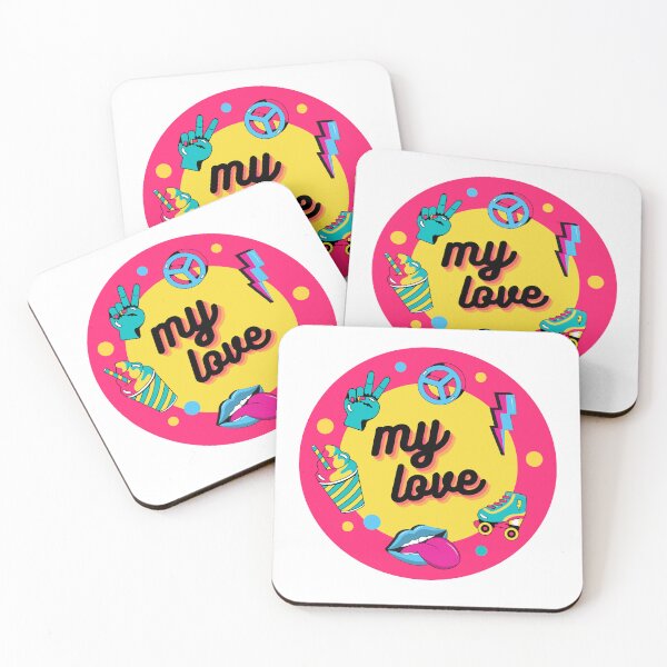 Item preview, My Love Round Sticker designed and sold by LADYGOODMOOD.