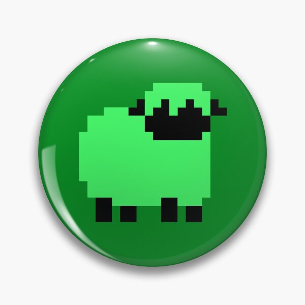 Item preview, Green Pixel Blacknose Sheep designed and sold by rin3d .
