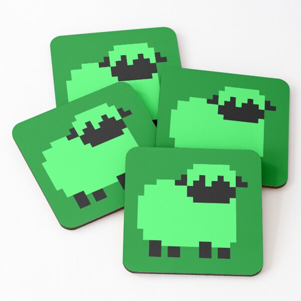 Item preview, Green Pixel Blacknose Sheep designed and sold by rin3d .