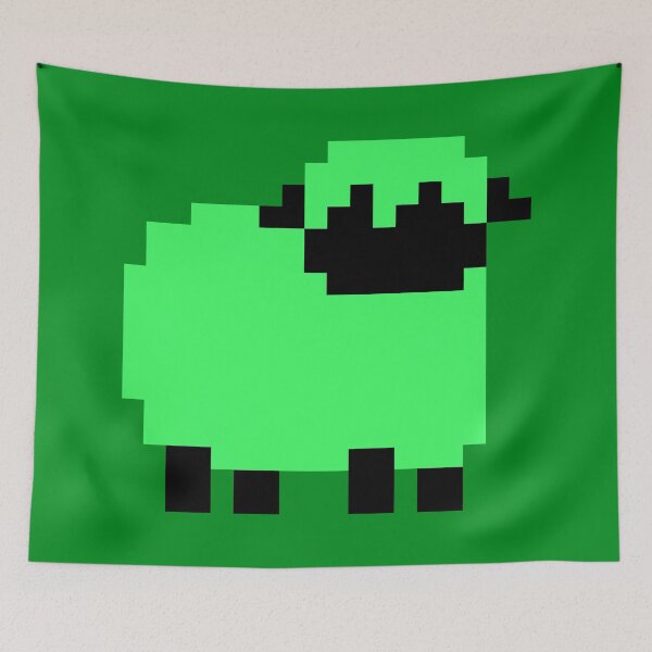Item preview, Green Pixel Blacknose Sheep designed and sold by rin3d .