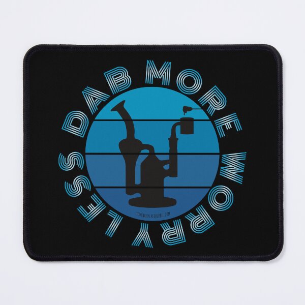 Item preview, Retro Vintage Sunset Blue Dab Rig-dab more worry less designed and sold by YomeHayin.
