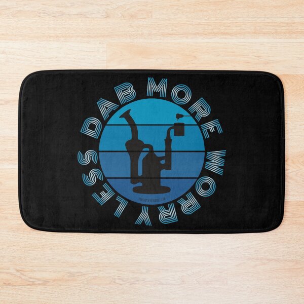 Item preview, Retro Vintage Sunset Blue Dab Rig-dab more worry less designed and sold by YomeHayin.