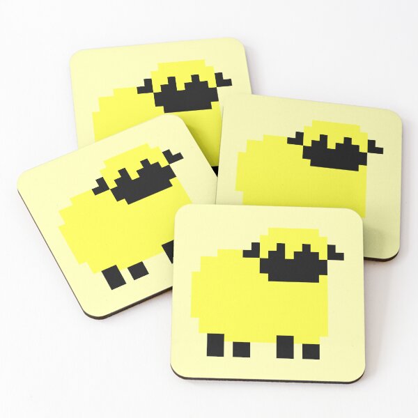 Item preview, Yellow Pixel Blacknose Sheep designed and sold by rin3d .