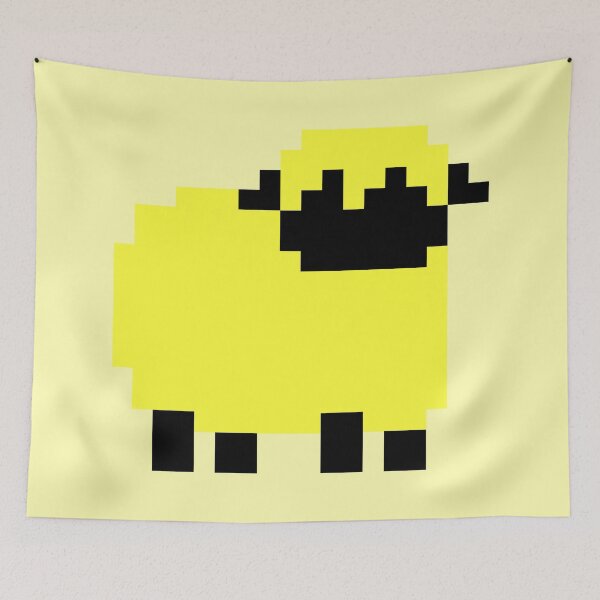 Item preview, Yellow Pixel Blacknose Sheep designed and sold by rin3d .
