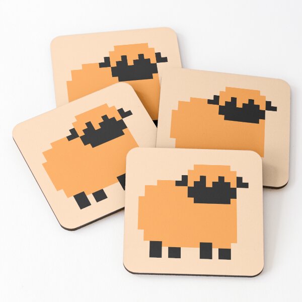 Item preview, Orange Pixel Blacknose Sheep designed and sold by rin3d .