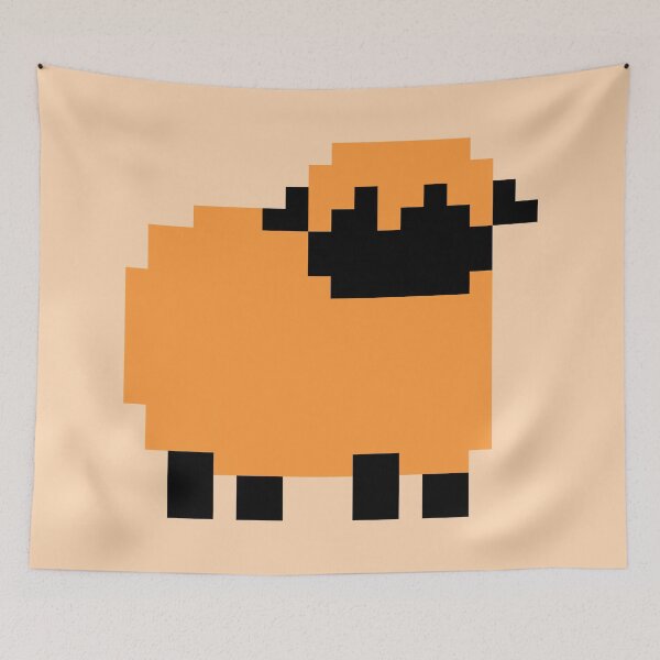 Item preview, Orange Pixel Blacknose Sheep designed and sold by rin3d .