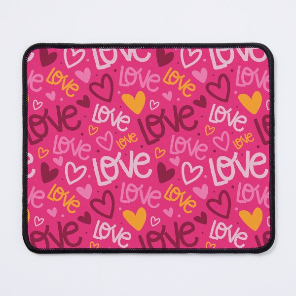 Item preview, Bright Pink Love Valentine's Day Pattern designed and sold by greenoriginals.
