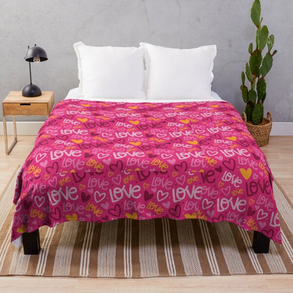 Item preview, Bright Pink Love Valentine's Day Pattern designed and sold by greenoriginals.