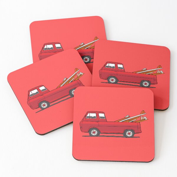 Item preview, SURF TRUCK RED designed and sold by oldskooldesign.