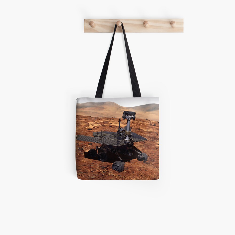 Künstler-Wiedergabe von Mars Rover Stofftasche