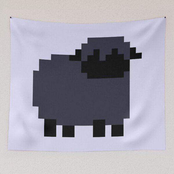 Item preview, Black Pixel Blacknose Sheep designed and sold by rin3d .