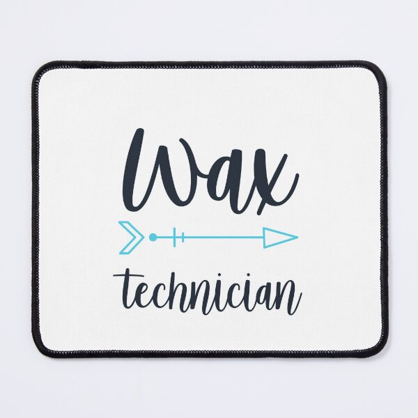 Item preview, Wax technician with blue arrow design designed and sold by 306Biz.