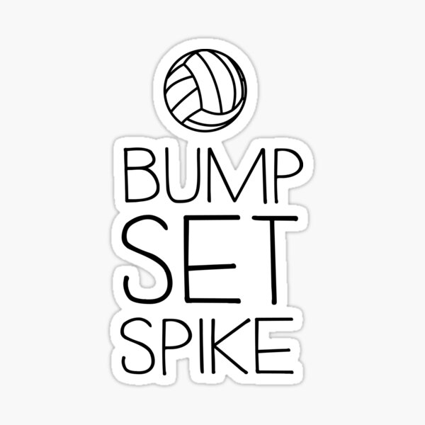 Volleyball Sticker - Navy Blue | Spike Like A Girl