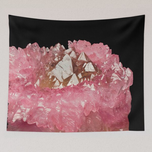 Item preview, Rosequartz Gemstone Crystal Cluster With Smokey Quartz ' designed and sold by BadassBazaar.