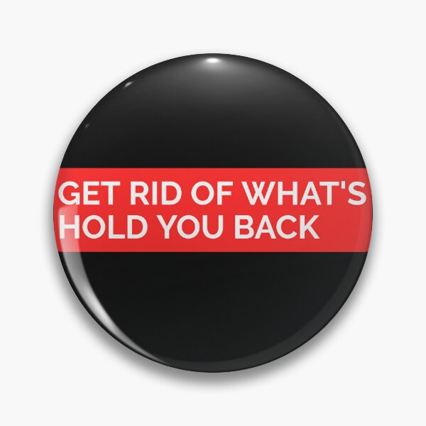 Item preview, GET RID OF WHAT'S HOLDING YOU BACK STICKER designed and sold by SuccessfulVibes.