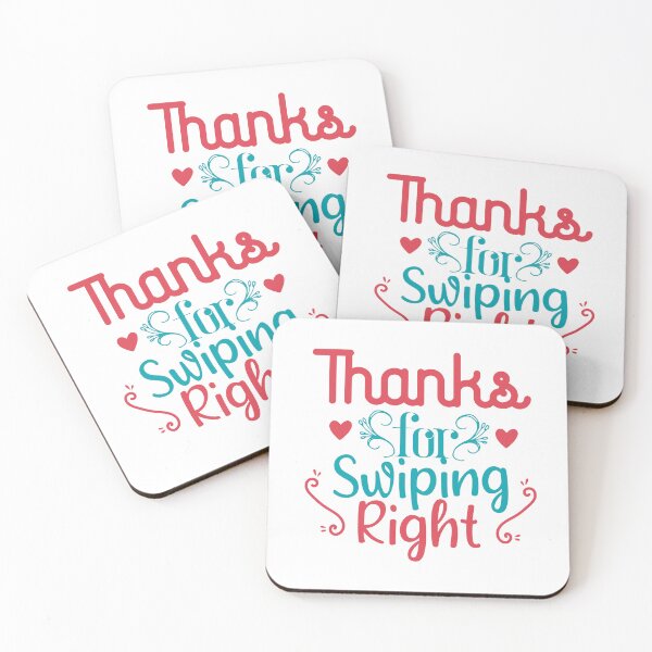 Item preview, Thanks For Swiping Right Funny Cool Couple Valentines day Present  designed and sold by pedrored369.