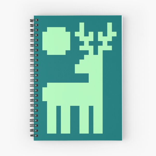 Artikelvorschau, Pixel Deer with Moon, Three entworfen und verkauft von rin3d .