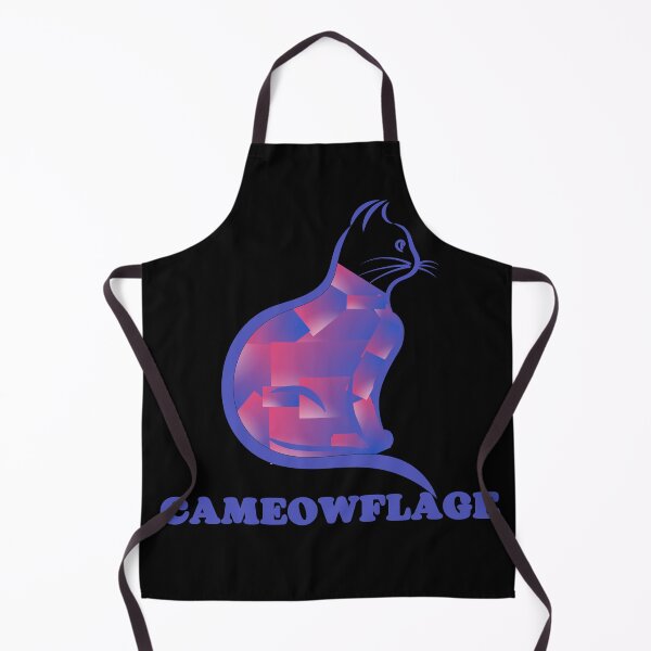 Item preview, DARK SEA BLUE CAMEOWFLAGE Multicolored Collage Cat Silhouette - Funny Cat Pictures with Captions designed and sold by FunnyCatsFam.