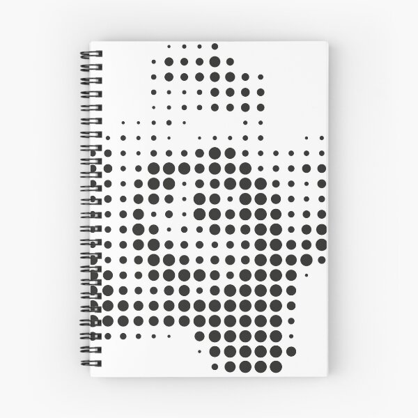 Item preview, Dotted Dark Grey Flower / Rose / Vector Art - Black Printing Raster designed and sold by in-vectors.