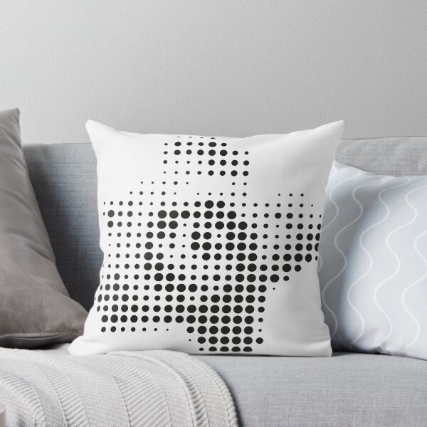 Item preview, Dotted Dark Grey Flower / Rose / Vector Art - Black Printing Raster designed and sold by in-vectors.