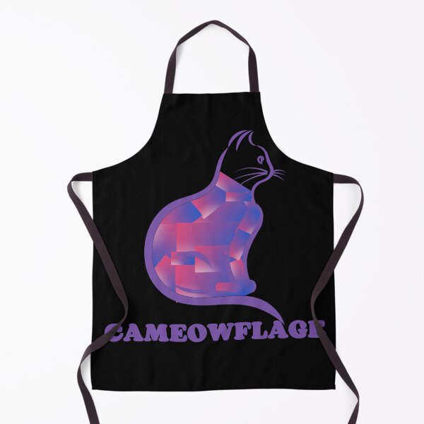 Item preview, DARK PURPLE CAMEOWFLAGE Multicolored Collage Cat Silhouette - Funny Cat Pictures with Captions designed and sold by FunnyCatsFam.