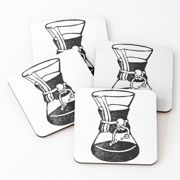 Item preview, Chemex Block Print Vector designed and sold by Natalie Zysk.