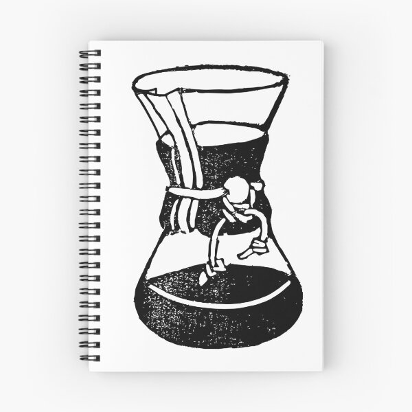 Item preview, Chemex Block Print Vector designed and sold by Natalie Zysk.
