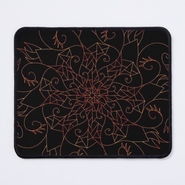 Item preview, Mandala - black and orange designed and sold by Vitooka.